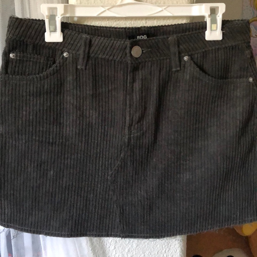 BDG dark green corduroy mini size M
